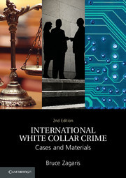 Couverture de l’ouvrage International White Collar Crime