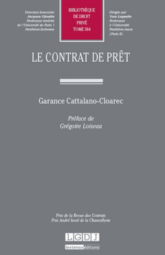 Cover of the book LE CONTRAT DE PRÊT