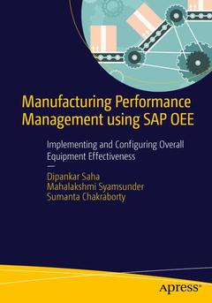 Couverture de l’ouvrage Manufacturing Performance Management using SAP OEE