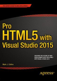 Couverture de l’ouvrage Pro HTML5 with Visual Studio 2015