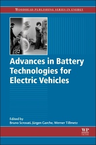 Couverture de l’ouvrage Advances in Battery Technologies for Electric Vehicles