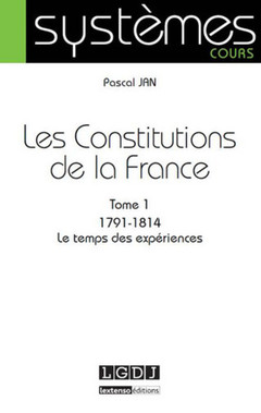Couverture de l’ouvrage Les constitutions de la France