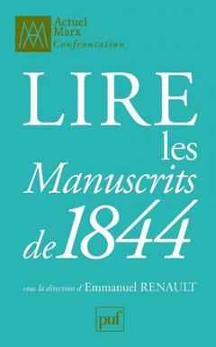 Cover of the book Lire les « Manuscrits de 1844 »