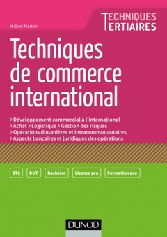 Couverture de l’ouvrage Techniques de Commerce international