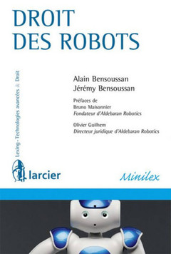Cover of the book Droit des robots