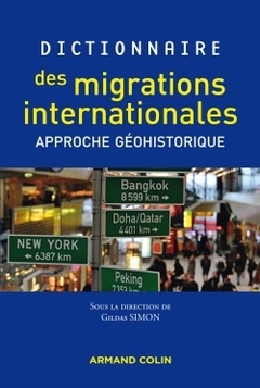 Couverture de l’ouvrage Dictionnaire des migrations internationales