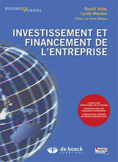 Couverture de l’ouvrage Investissement et financement de l'entreprise