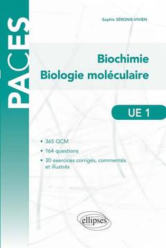 Couverture de l’ouvrage UE1 - Biochimie-Biologie moléculaire