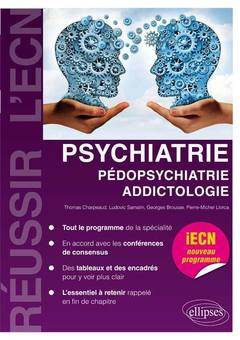 Couverture de l’ouvrage Psychiatrie - Pédopsychiatrie - Addictologie