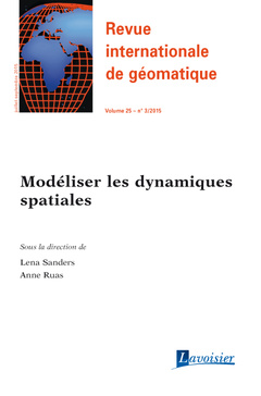 Cover of the book Revue internationale de géomatique Volume 25 N° 3/Juillet-Septembre 2015