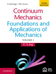 Couverture de l’ouvrage Continuum Mechanics: Volume 1