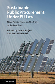 Couverture de l’ouvrage Sustainable Public Procurement under EU Law