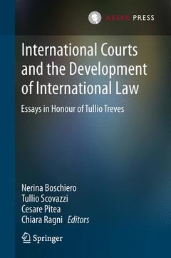 Couverture de l’ouvrage International Courts and the Development of International Law