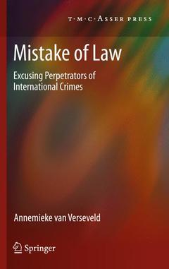 Couverture de l’ouvrage Mistake of Law