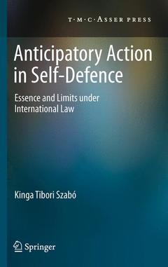 Couverture de l’ouvrage Anticipatory Action in Self-Defence