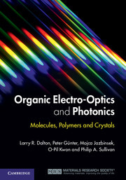 Couverture de l’ouvrage Organic Electro-Optics and Photonics