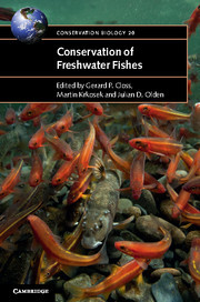 Couverture de l’ouvrage Conservation of Freshwater Fishes