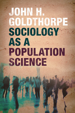 Couverture de l’ouvrage Sociology as a Population Science