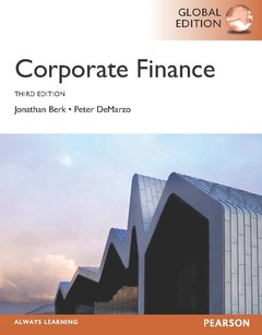 Cover of the book Corporate Finance, plus MyFinanceLab with Pearson eText 