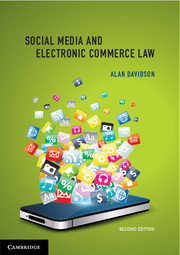 Cover of the book Social Media and Electronic Commerce Law