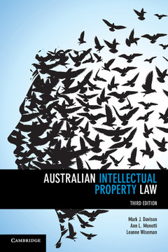 Couverture de l’ouvrage Australian Intellectual Property Law