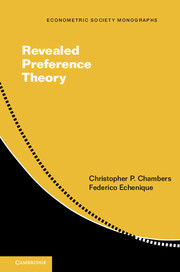 Cover of the book Revealed Preference Theory