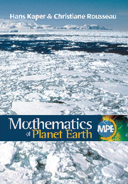 Couverture de l’ouvrage Mathematics of Planet Earth