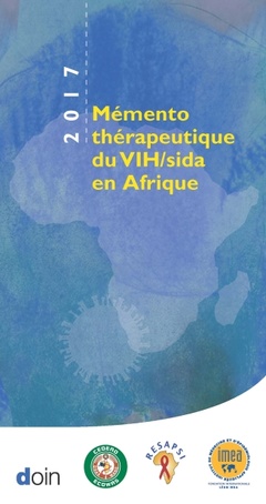 Couverture de l’ouvrage Mémento thérapeutique du VIH/sida en Afrique - 2017