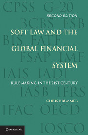 Couverture de l’ouvrage Soft Law and the Global Financial System