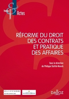 Cover of the book Réforme du droit des contrats et pratique des affaires