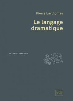 Cover of the book Le langage dramatique