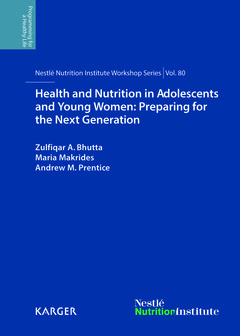 Couverture de l’ouvrage Health and Nutrition in Adolescents and Young Women: Preparing for the Next Generation