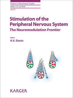 Couverture de l’ouvrage Stimulation of the Peripheral Nervous System - The Neuromodulation Frontier 