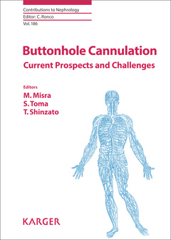 Couverture de l’ouvrage Buttonhole Cannulation - Current Prospects and Challenges