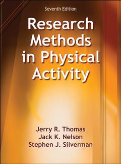 Couverture de l’ouvrage Research Methods in Physical Activity (7th Edition)
