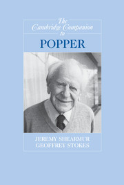 Cover of the book The Cambridge Companion to Popper