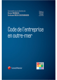 Couverture de l’ouvrage code de l entreprise en outre mer 2016