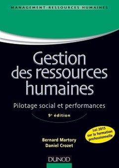 Couverture de l’ouvrage Gestion des ressources humaines - 9e éd. - Pilotage social et performances