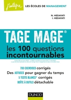 Couverture de l’ouvrage TAGE MAGE® Les 100 questions incontournables - Plus de 700 exercices corrigés