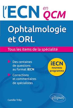 Couverture de l’ouvrage Ophtalmologie et ORL
