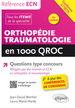 Couverture de l’ouvrage Orthopédie-Traumatologie en 1000 QROC