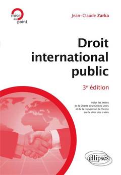 Couverture de l’ouvrage Droit international public - 3e édition