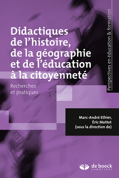 Cover of the book Didactiques de l'histoire, de la géographie et de l'éducation à la citoyenneté