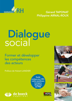 Couverture de l’ouvrage Dialogue social