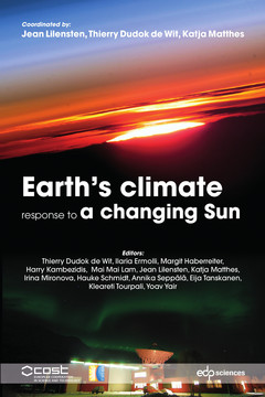 Couverture de l’ouvrage Earth's climate response to a changing Sun