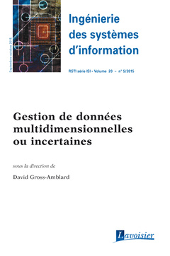 Cover of the book Ingénierie des systèmes d'information RSTI série ISI Volume 20 N° 5/Septembre-Octobre 2015