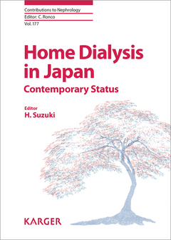 Couverture de l’ouvrage Home Dialysis in Japan : Contemporary Status (Contributions to Nephrology, Vol.177)
