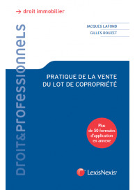 Cover of the book pratique de la vente de lots de copropriete