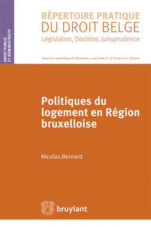 Couverture de l’ouvrage Politiques du logement en Région bruxelloise