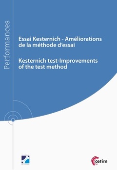 Cover of the book Essai Kesternich - Améliorations de la méthodes d'essai  /  Kerternich test-Improvements of the test method (Réf : 9Q262)